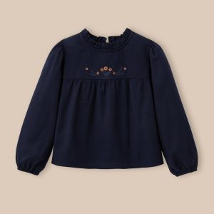 Blouse brodée Fille