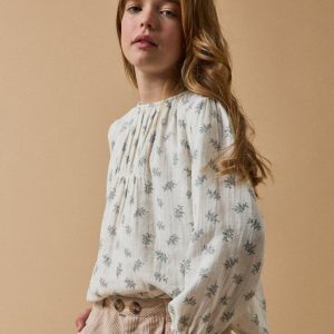 Blouse en gaze Fille imprimé Suzanne