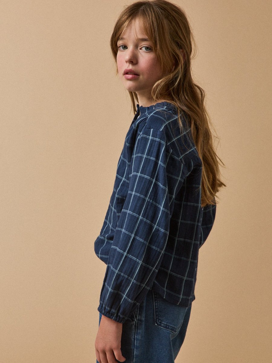 Blouse en gaze de coton Fille – Image 5