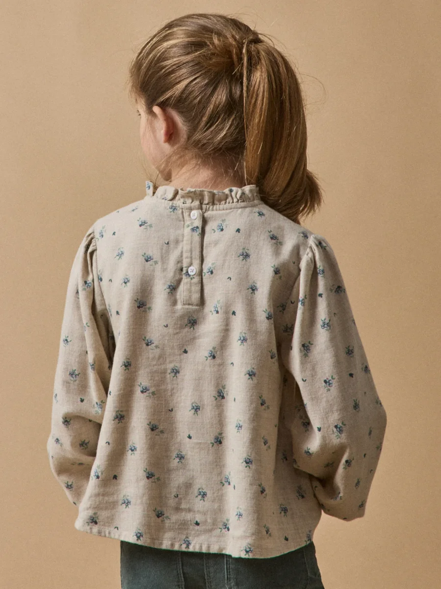 Blouse en flanelle de coton Fille – Image 3