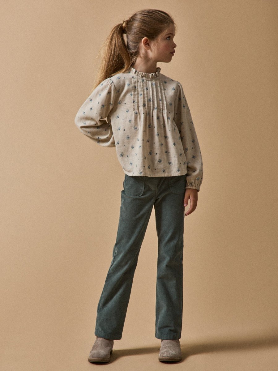 Blouse en flanelle de coton Fille – Image 7