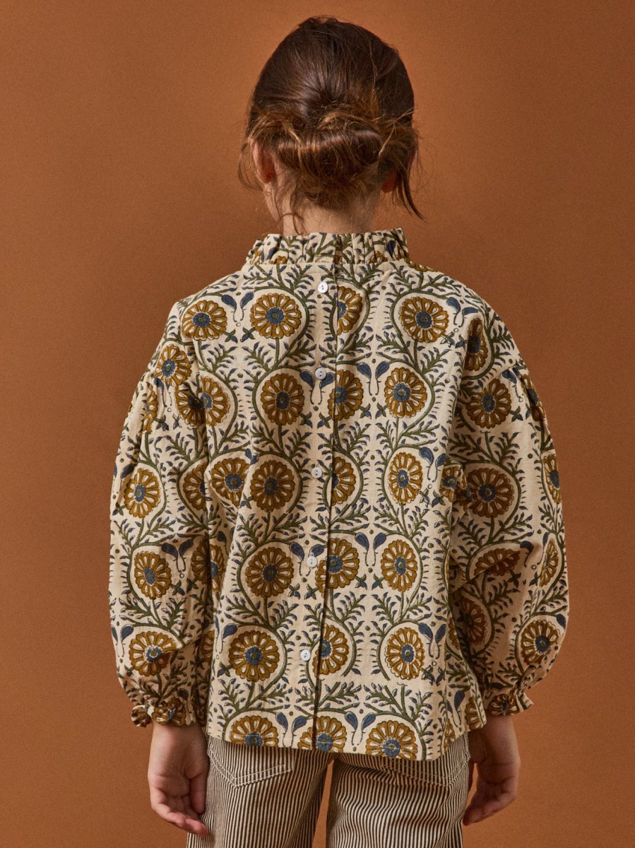 Blouse fleurie Fille TILDAM - Cyrillus X Apaches Collections – Image 3