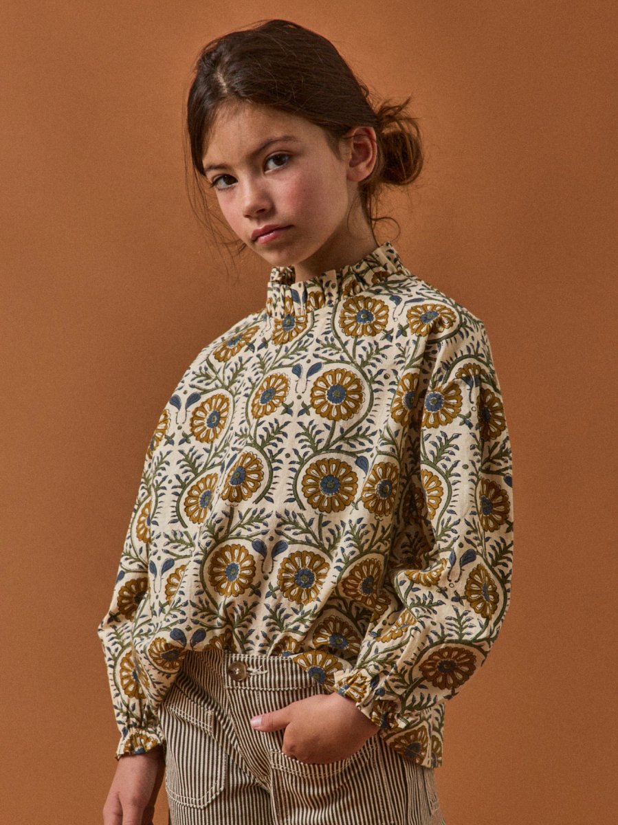 Blouse fleurie Fille TILDAM - Cyrillus X Apaches Collections – Image 2