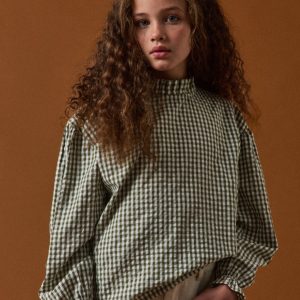 Blouse vichy Fille -  Cyrillus X Apaches Collections