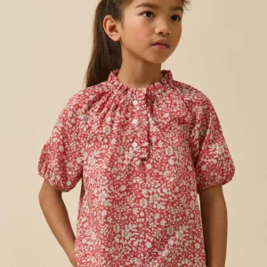 Blouse en tissu Liberty Fille