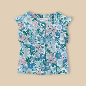 Blouse en tissu Liberty Fille