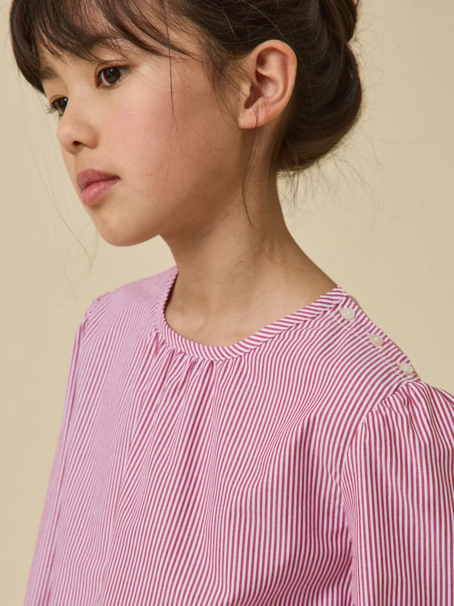 Chemise rayée Fille – Image 4