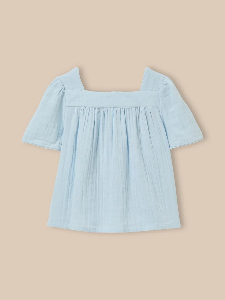 Chemise en gaze Fille - Coton biologique – Image 3