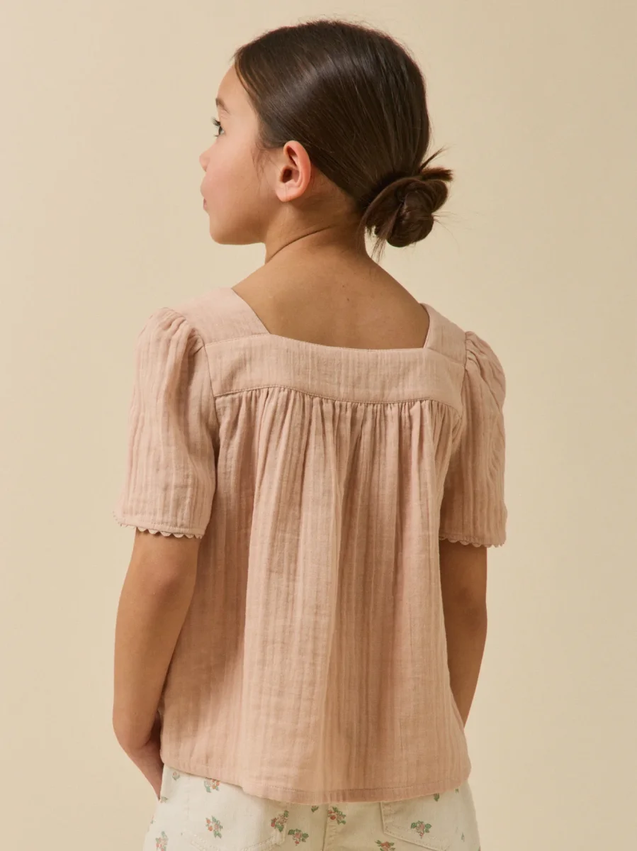 Chemise en gaze Fille - Coton biologique – Image 3