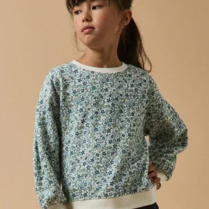 Sweat Fille imprimé Jeanne - Coton Biologique