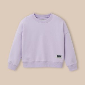 Sweat uni Fille - Coton Biologique