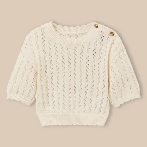 Pull en crochet Fille - Collection Junior