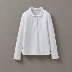 Polo en maille piquée Fille - Coton biologique