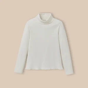 Sous-pull col montant Fille - Coton biologique