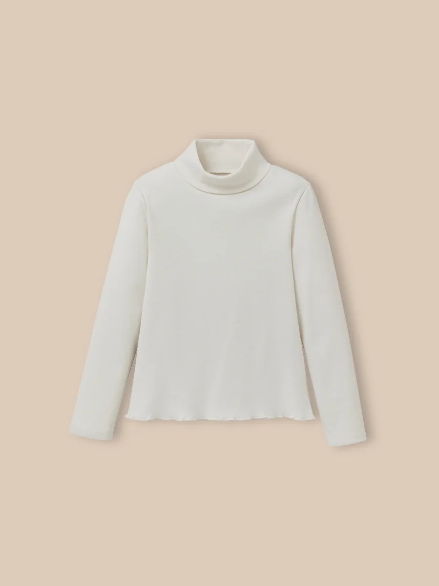 Sous-pull col montant Fille - Coton biologique – Image 2