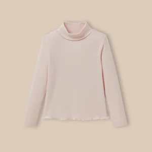 Sous-pull col montant Fille - Coton biologique