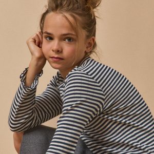 T-shirt en pointelle Fille - Coton biologique