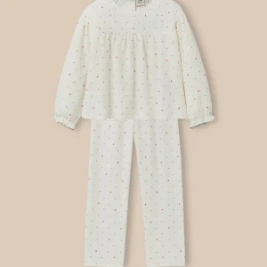Pyjama en velours imprimé Fille