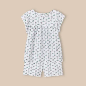 Pyjashort fleuri Fille