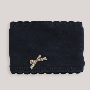 Snood festonné et tissu Liberty Fille