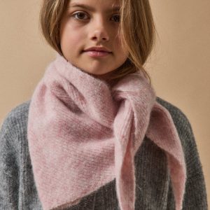 Echarpe triangle en laine et mohair Fille