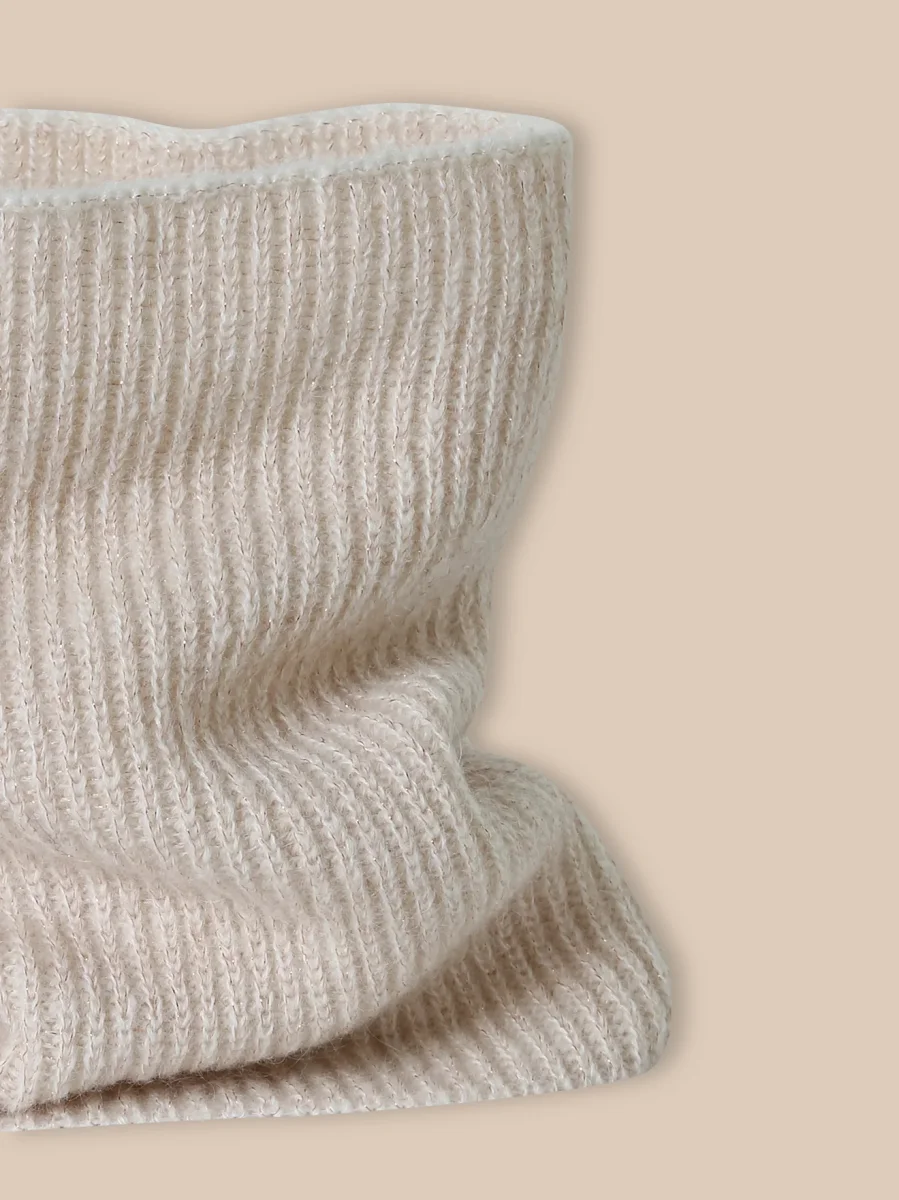 Snood irisé en laine et mohair Fille – Image 3