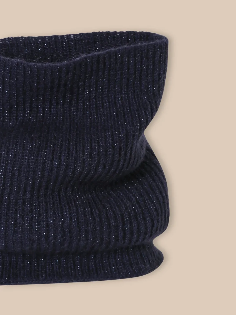 Snood irisé en laine et mohair Fille – Image 3