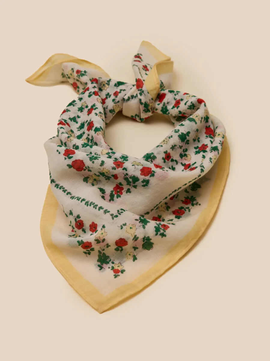 Foulard fleurs Fille - Coton biologique – Image 2