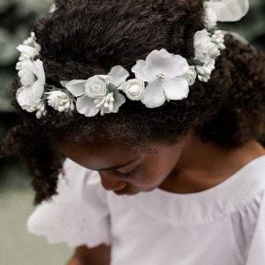 Couronne de fleurs Fille