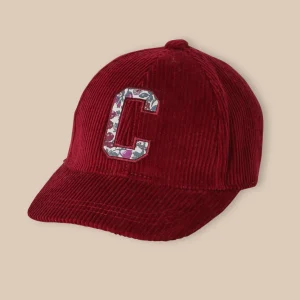 Casquette en velours et tissu Liberty Fille