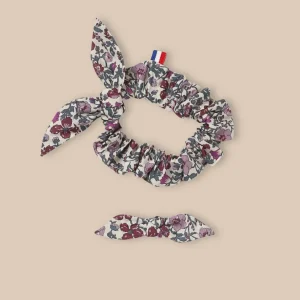 Chouchou + pince en tissu Liberty Fille