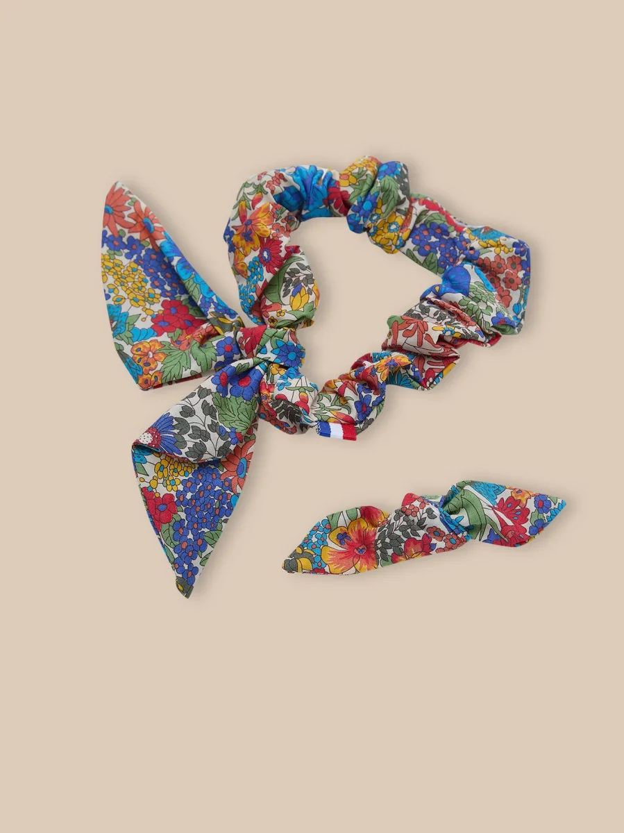 Chouchou + pince en tissu Liberty Fille – Image 3