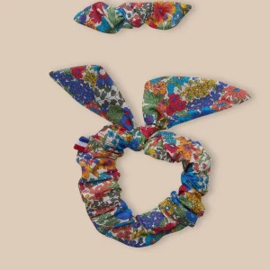 Chouchou + pince en tissu Liberty Fille