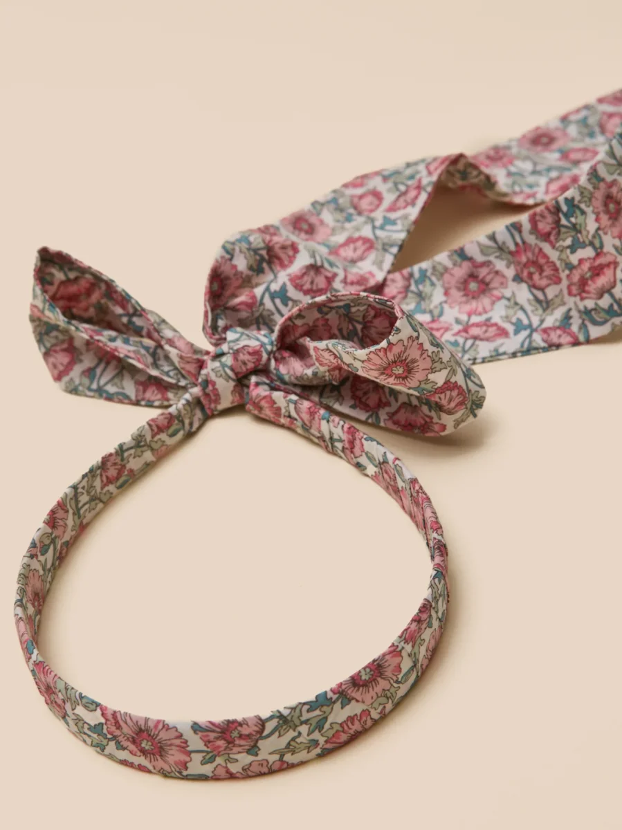 Serre-tête Fille en tissu Liberty – Image 5