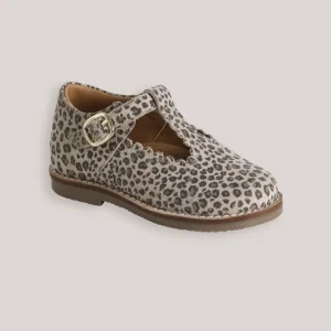 Salomés léopard Fille en cuir