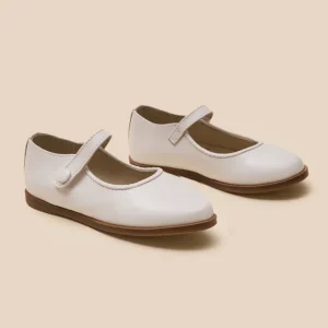 Babies en cuir irisé Fille