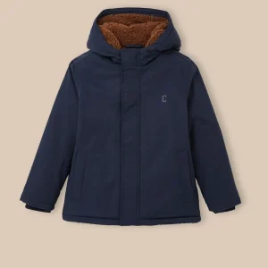Parka doublée sherpa Garçon