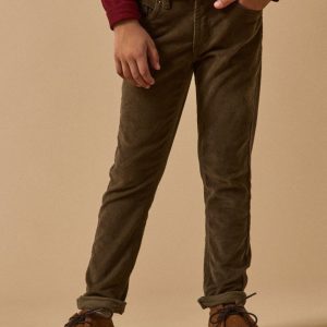 Slim en velours Garçon