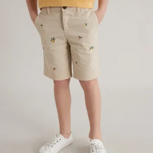 Bermuda Garçon brodé