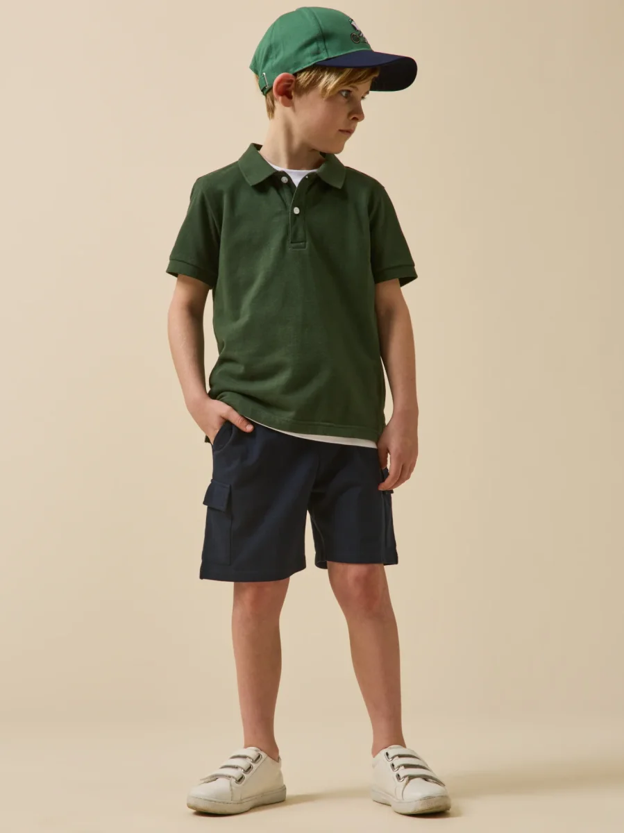 Short en maille piquée Garçon - Coton biologique – Image 7