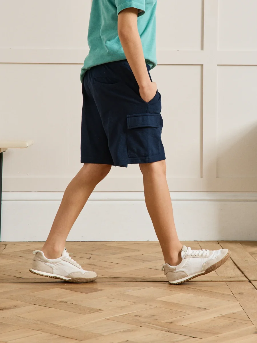 Short en maille piquée Garçon - Coton biologique – Image 5