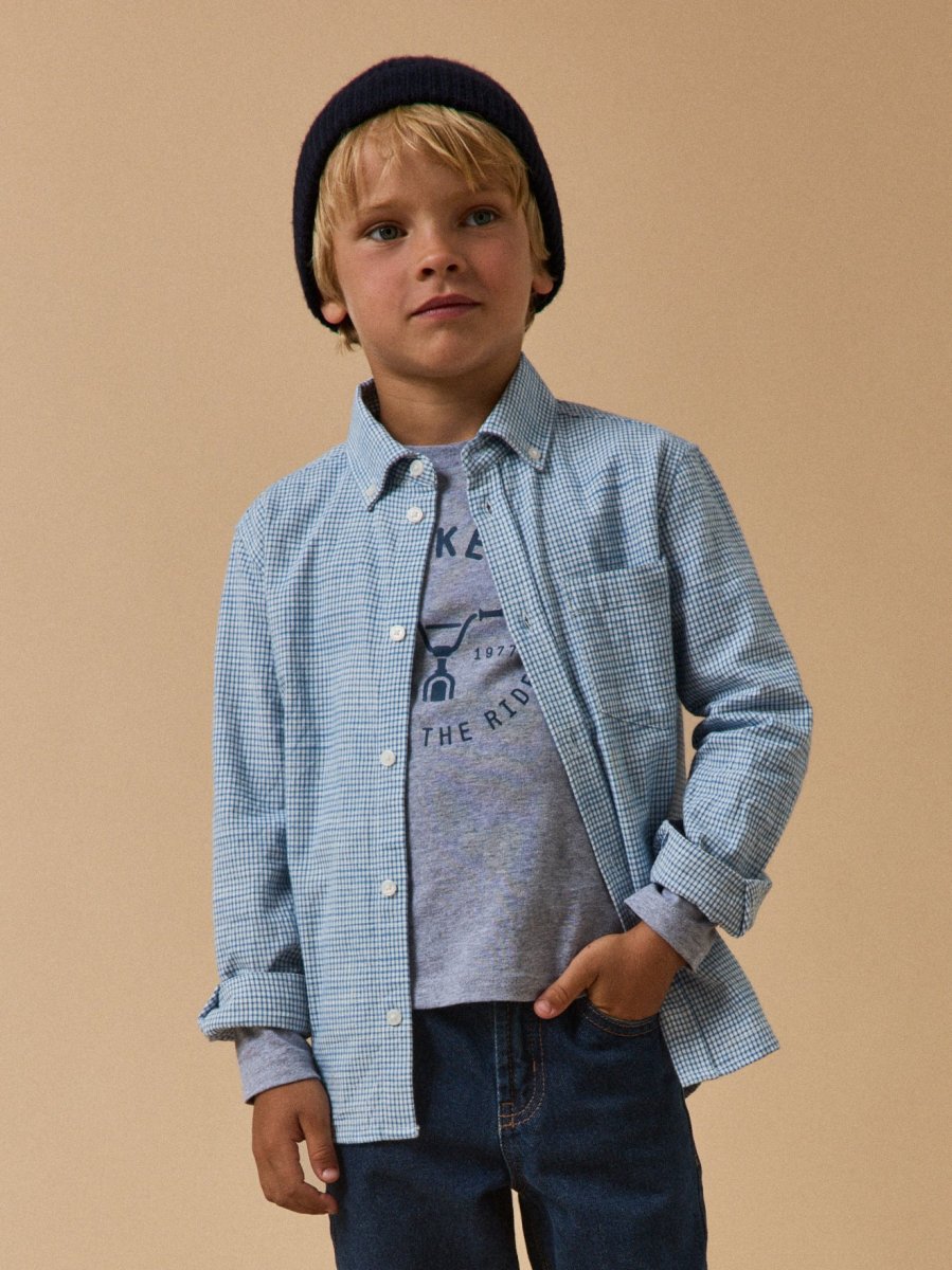 Chemise Garçon Vichy – Image 3