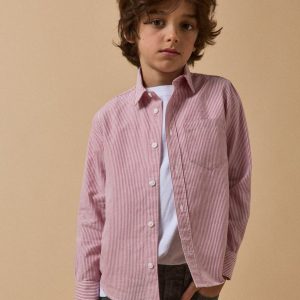 Chemise rayée garçon