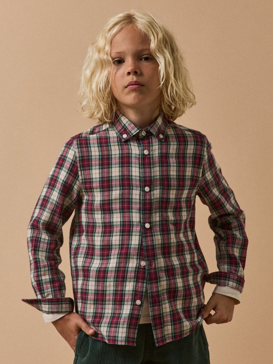 Chemise flanelisée garçon