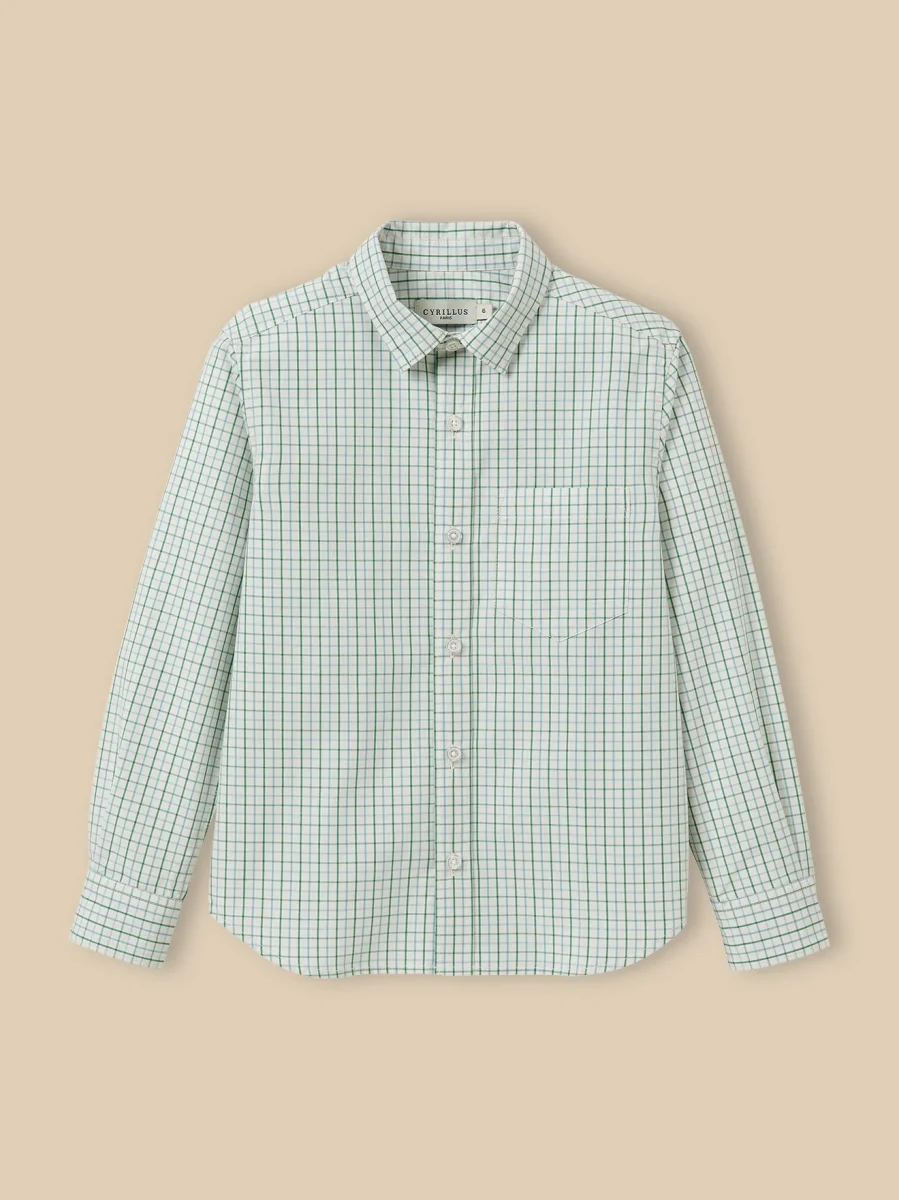 Chemise à carreaux Tattersall Garçon