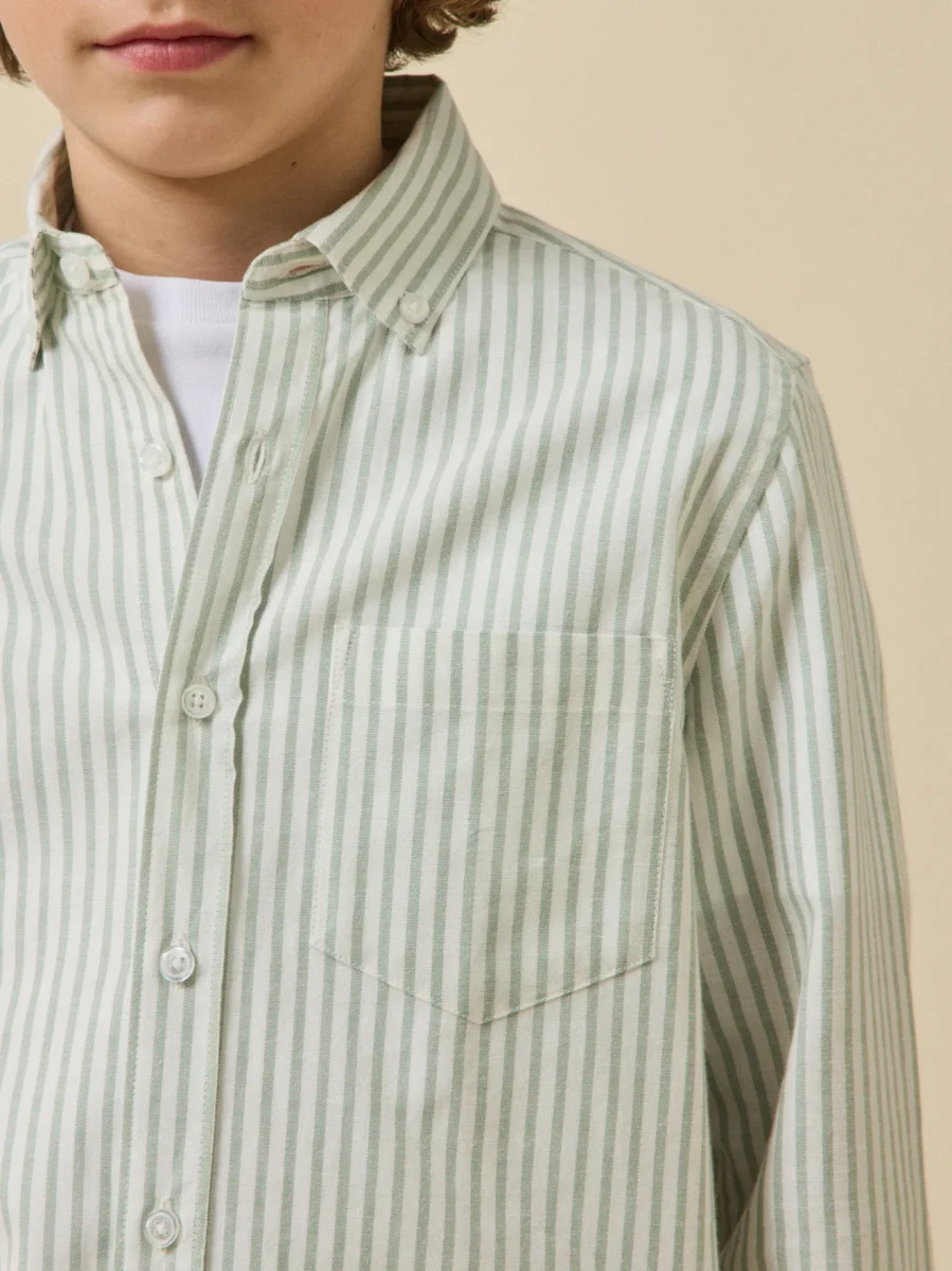Chemise rayée oxford Garçon – Image 4