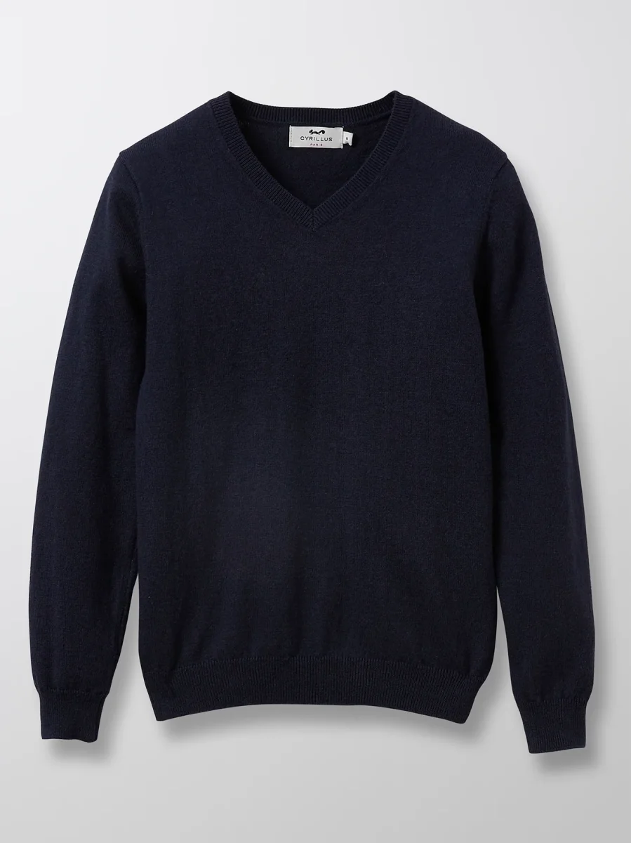 Pull col V Garçon – Image 2