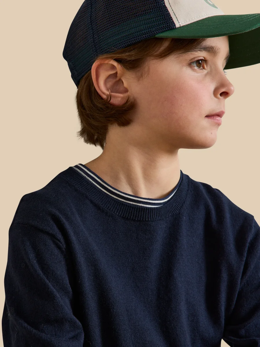Pull col rond Garçon – Image 4