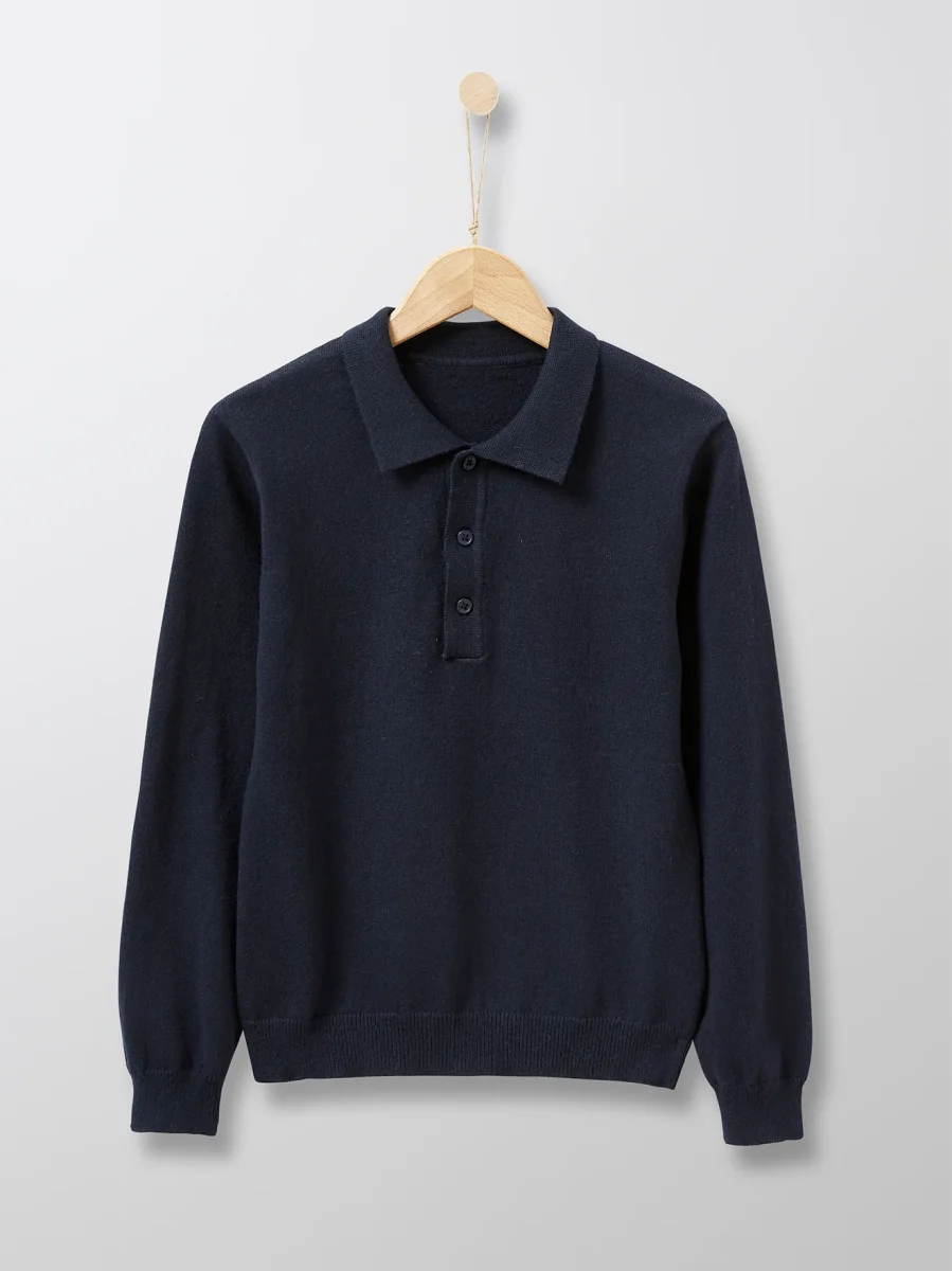 Pull col polo Garçon