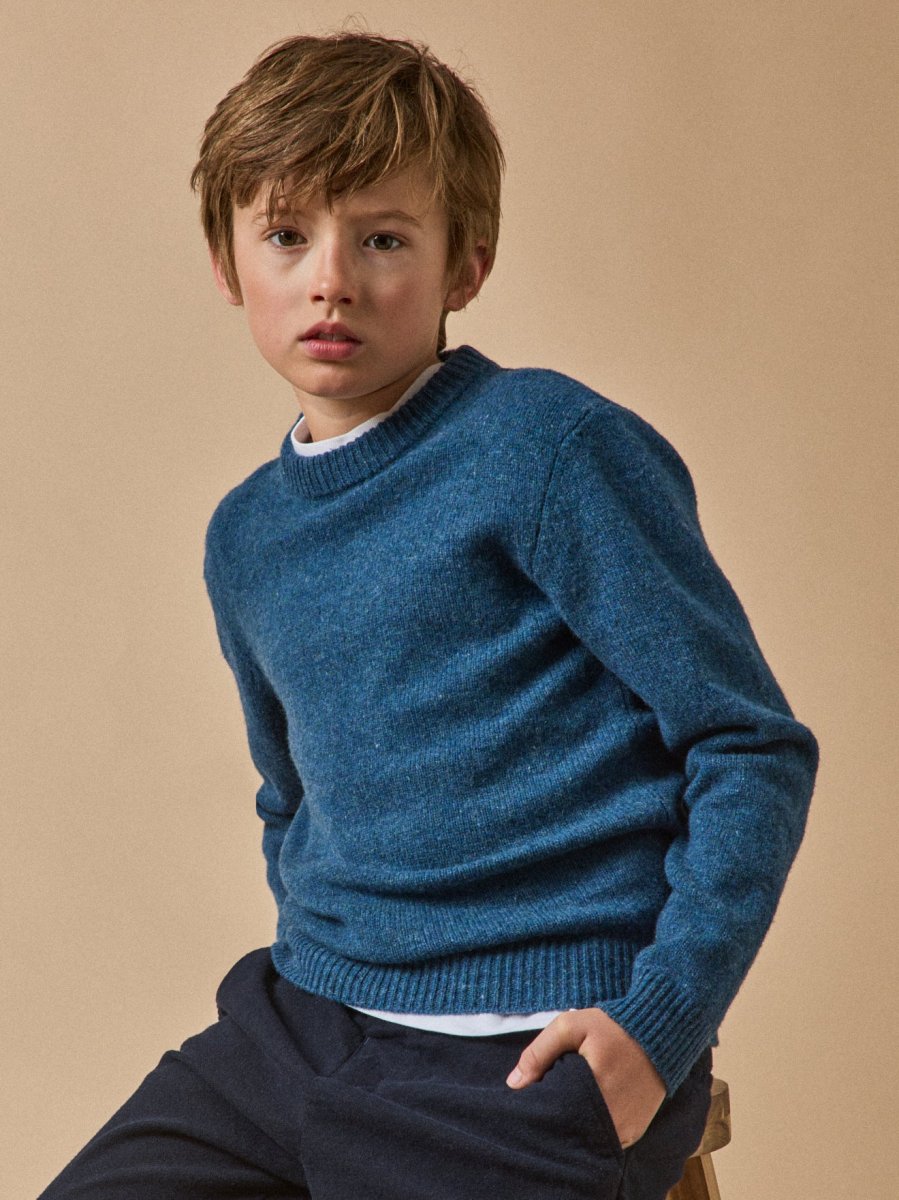 Pull Garçon en laine merinos – Image 2